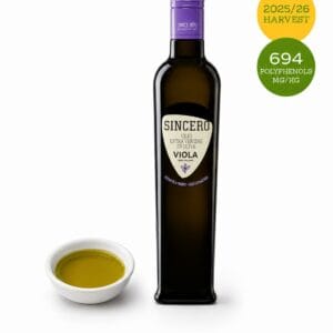 Viola il Sincero Premium Italian High Polyphenol Extra Virgin Olive Oil