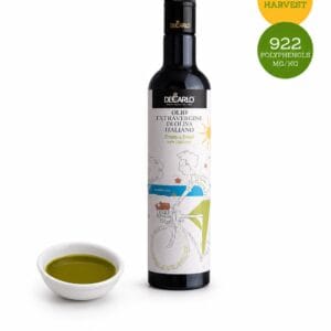 DeCarlo Peranzana Premium Italian High Polyphenol Extra Virgin Olive Oil