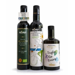 DeCarlo bundle - Premium Italian High Polyphenol Extra Virgin Olive Oil