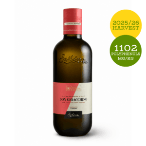Sabino Leone – Don Gioacchino DOP Italian Ultra High Polyphenol Extra Virgin Olive Oil 1102mg/kg